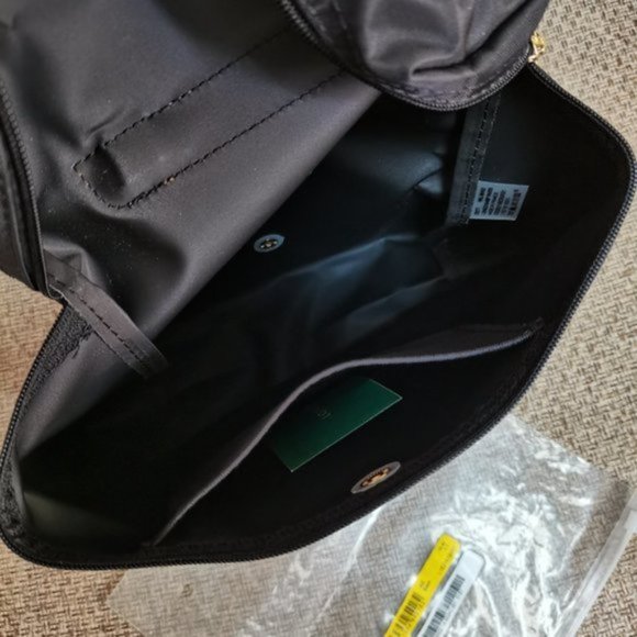 Longchamp Le Pliage Backpack Nylon Black - Picture 8 of 9